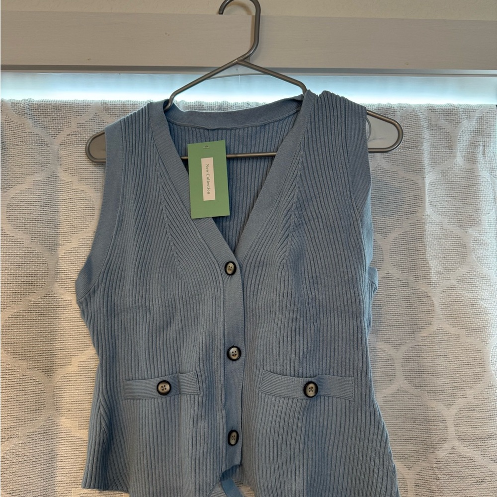 Amazon Women's Blue Button Down Shirt